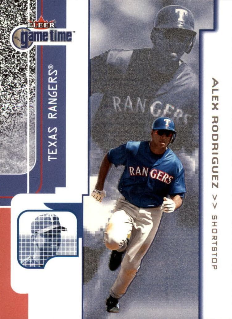 Alex Rodriguez 2001 fleer Fleer Game Time