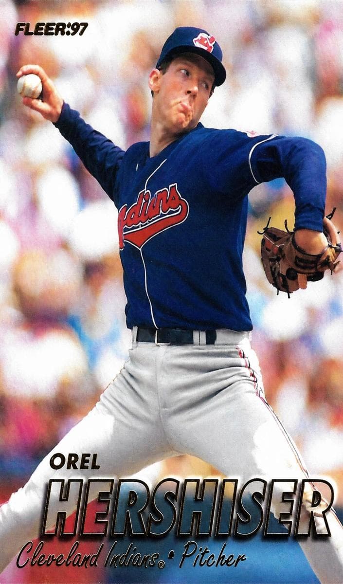 Orel Hershiser 1997 fleer Fleer