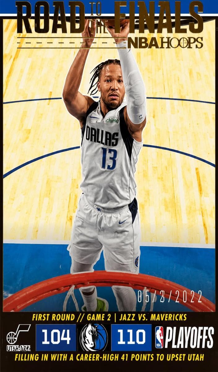 Jalen Brunson 2022 panini Hoops