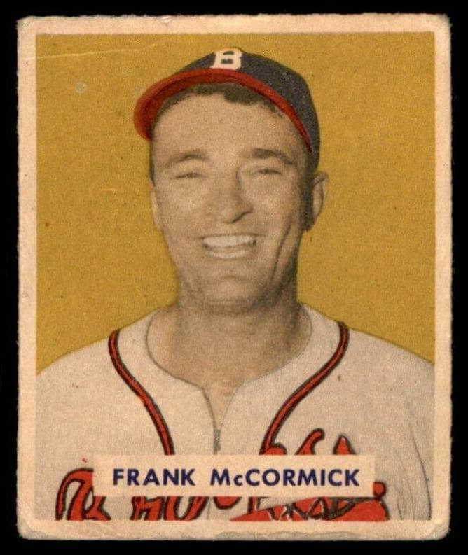Frank McCormick 1949 bowman Bowman
