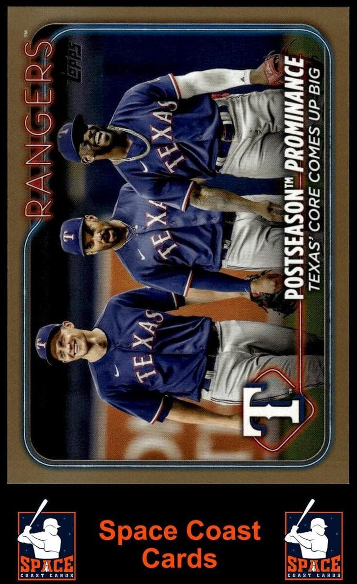 Postseason Prominance (Corey Seager / Marcus Semien / Adolis Garcia) 2024 topps Topps