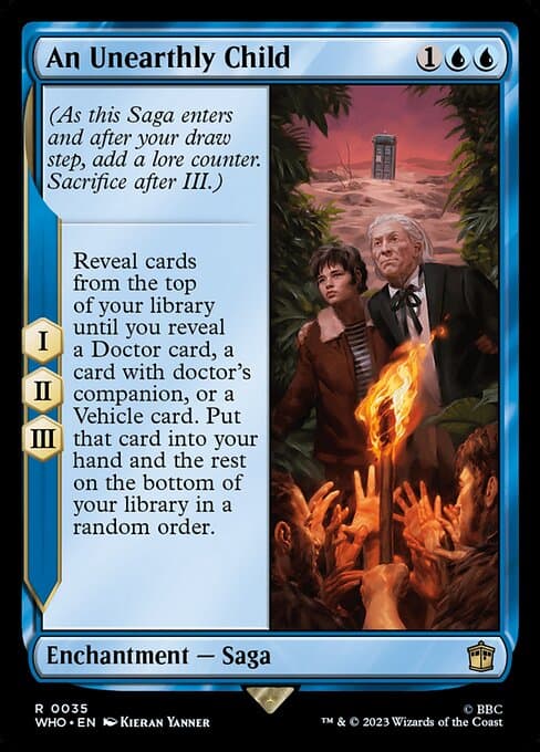 An Unearthly Child 2023 Magic: The Gathering Doctor Who