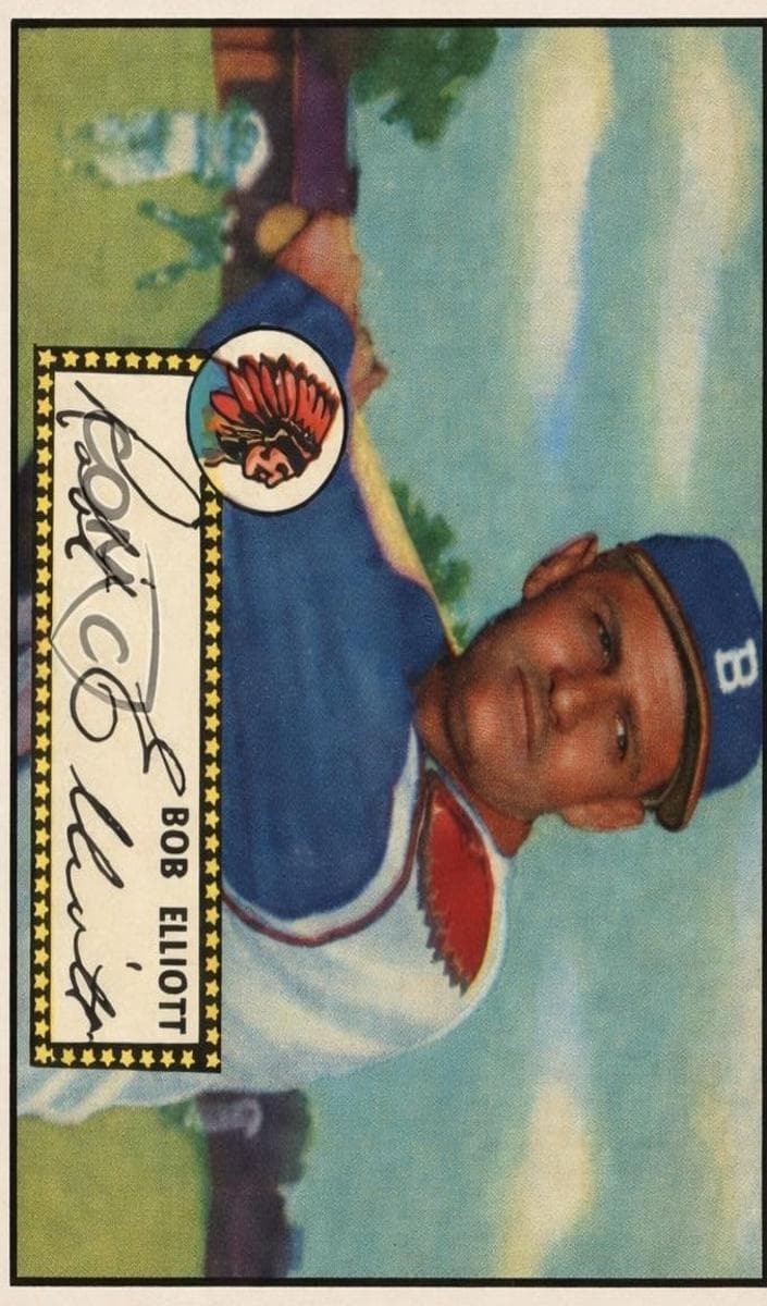 Bob Elliott 1952 topps Topps