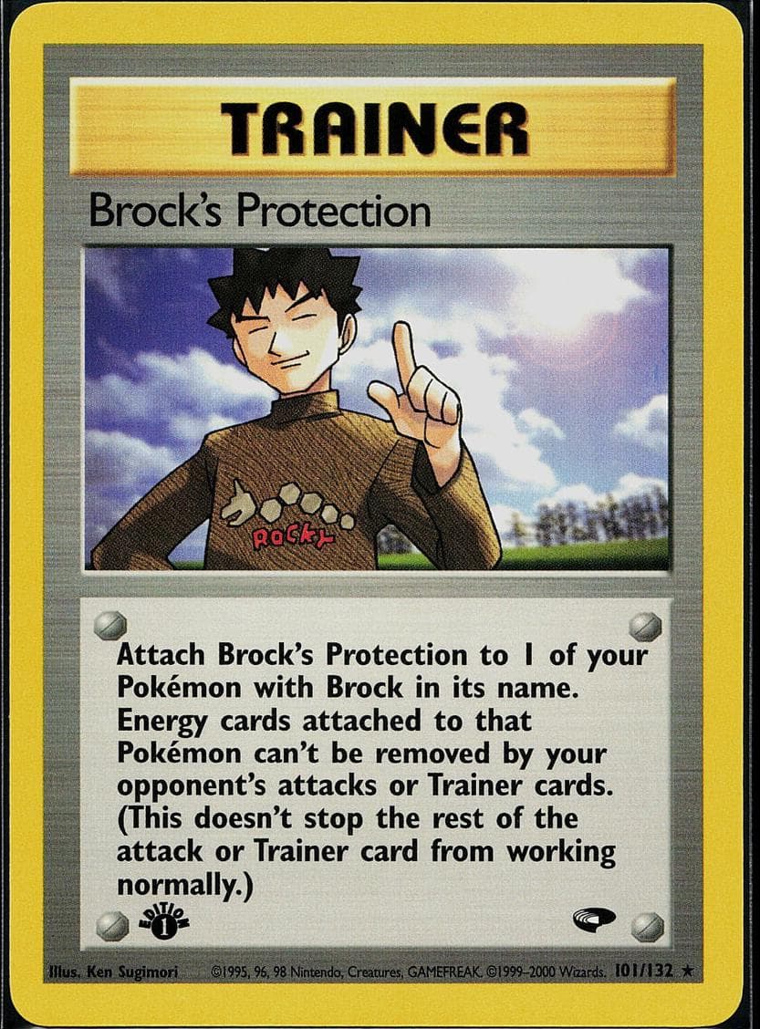Brock's Protection trading card