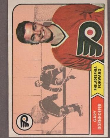 Gary Dornhoefer 1968 topps O-Pee-Chee
