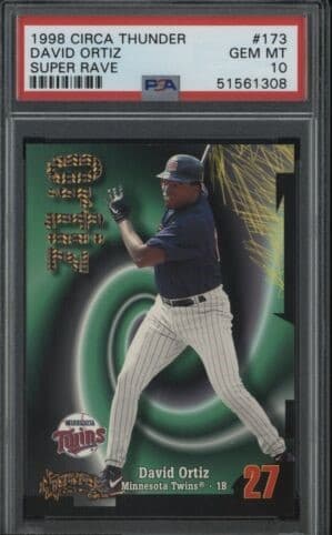 David Ortiz 1998 unknown Circa Thunder