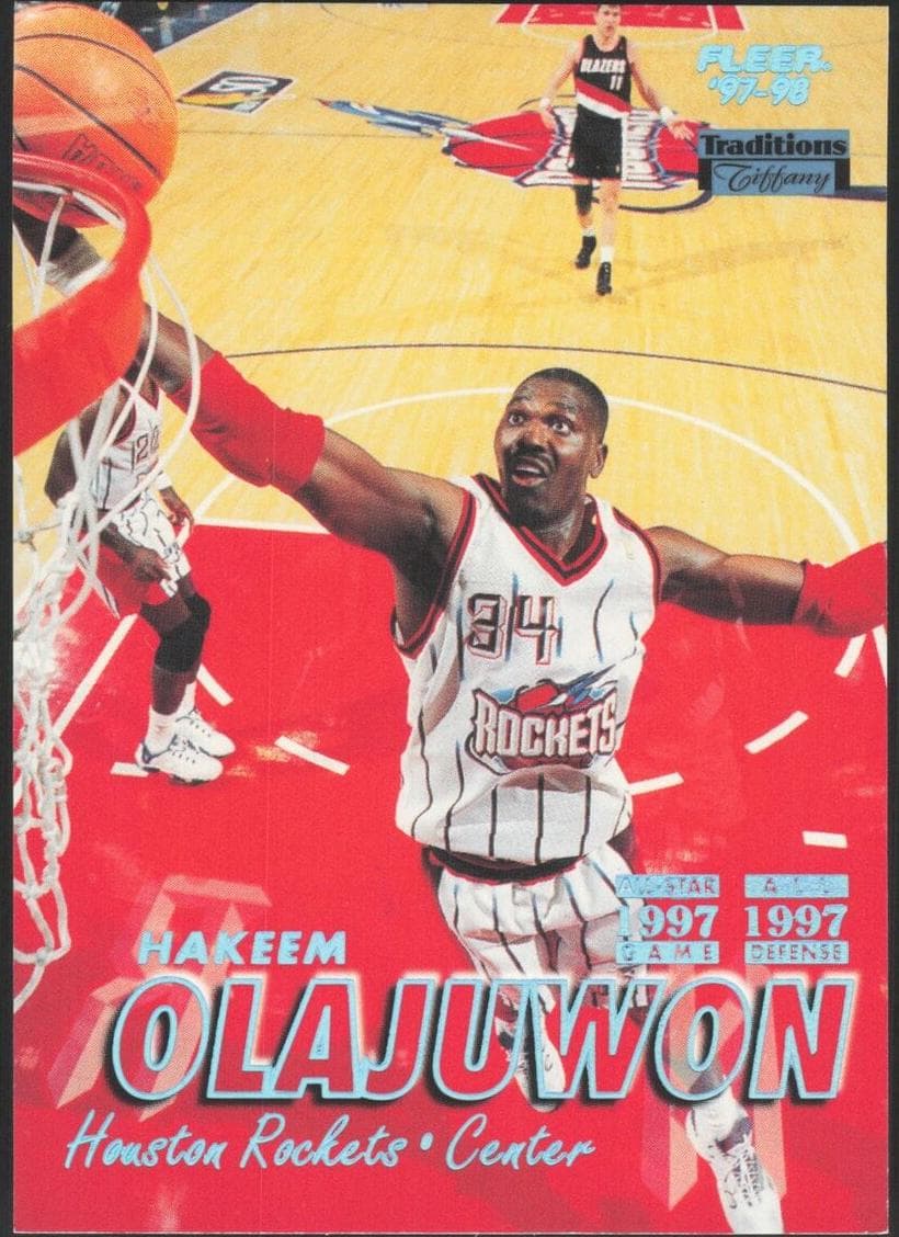 Hakeem Olajuwon 1997 fleer Fleer