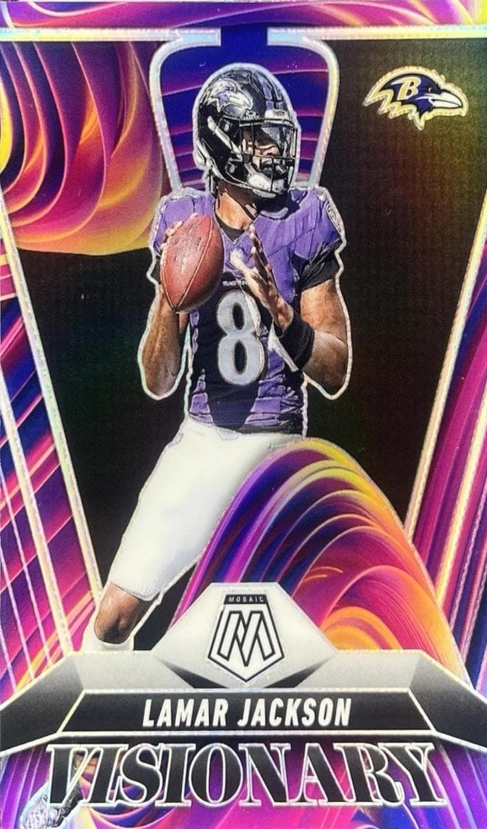 Lamar Jackson 2025 panini Mosaic