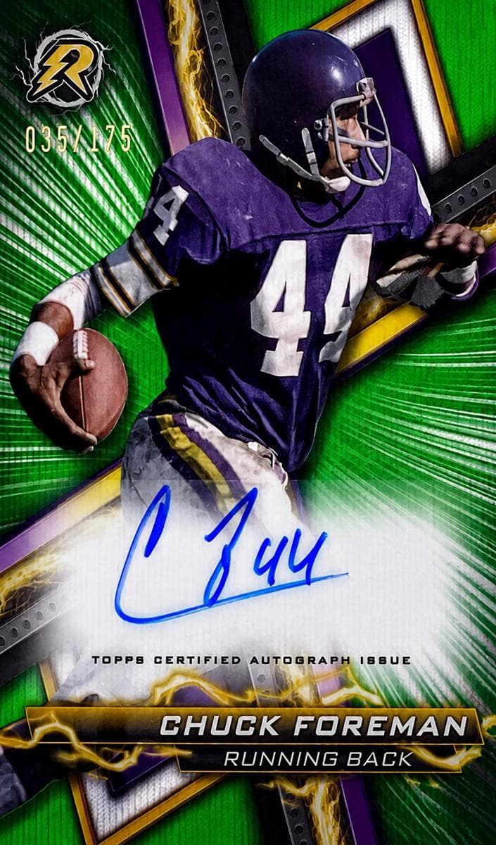 Chuck Foreman trading card