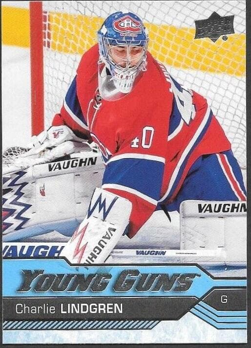 Charlie Lindgren trading card