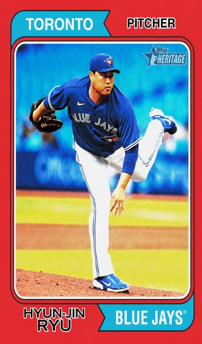 Hyun-Jin Ryu trading card