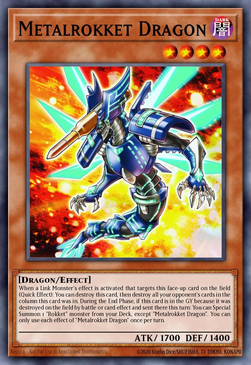Metalrokket Dragon #EXFO-EN008