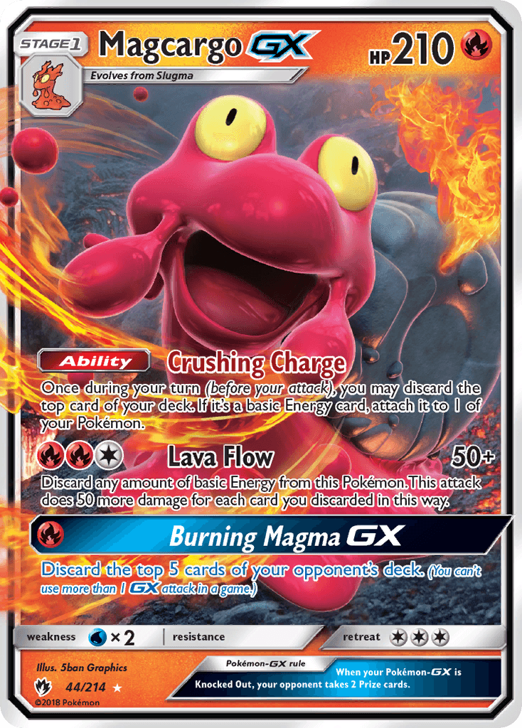Magcargo GX 2018 Pokemon