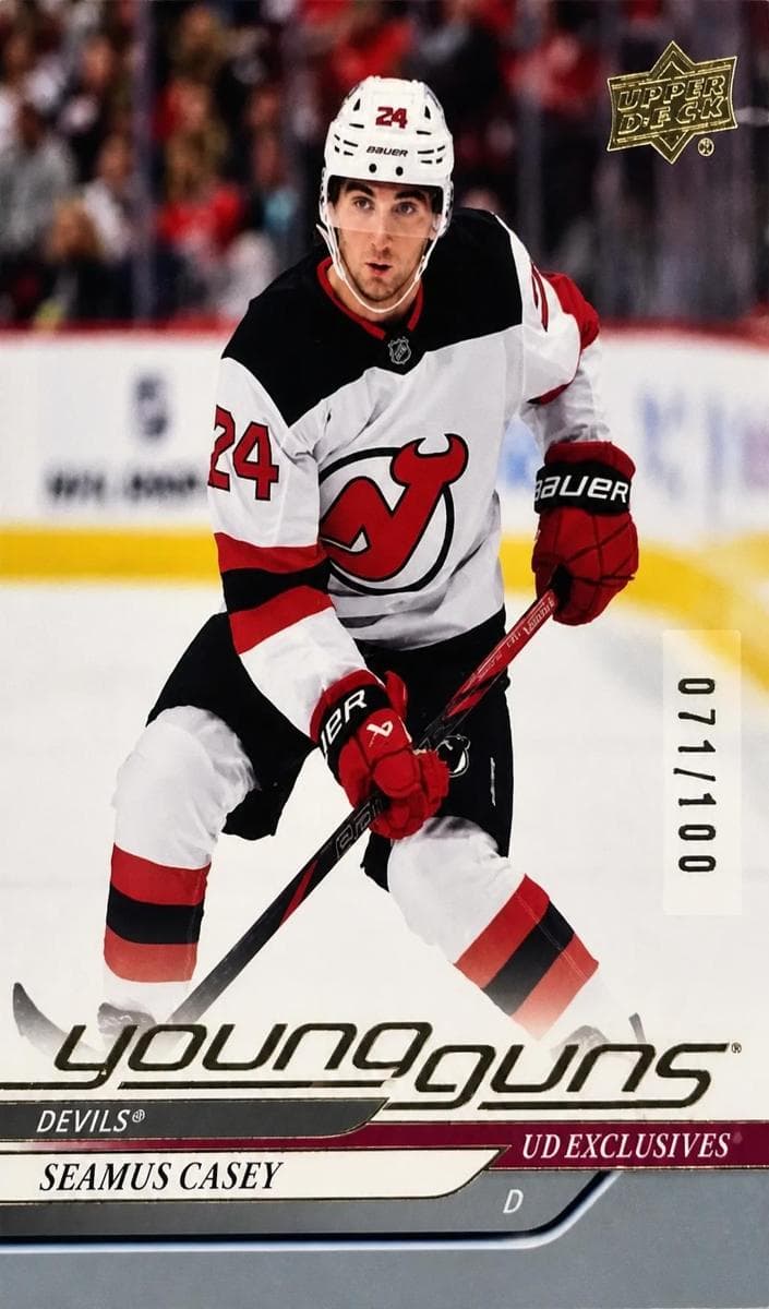 Seamus Casey trading card