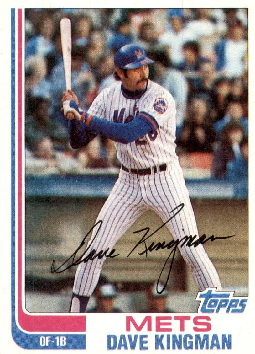 Dave Kingman 1982 topps Topps