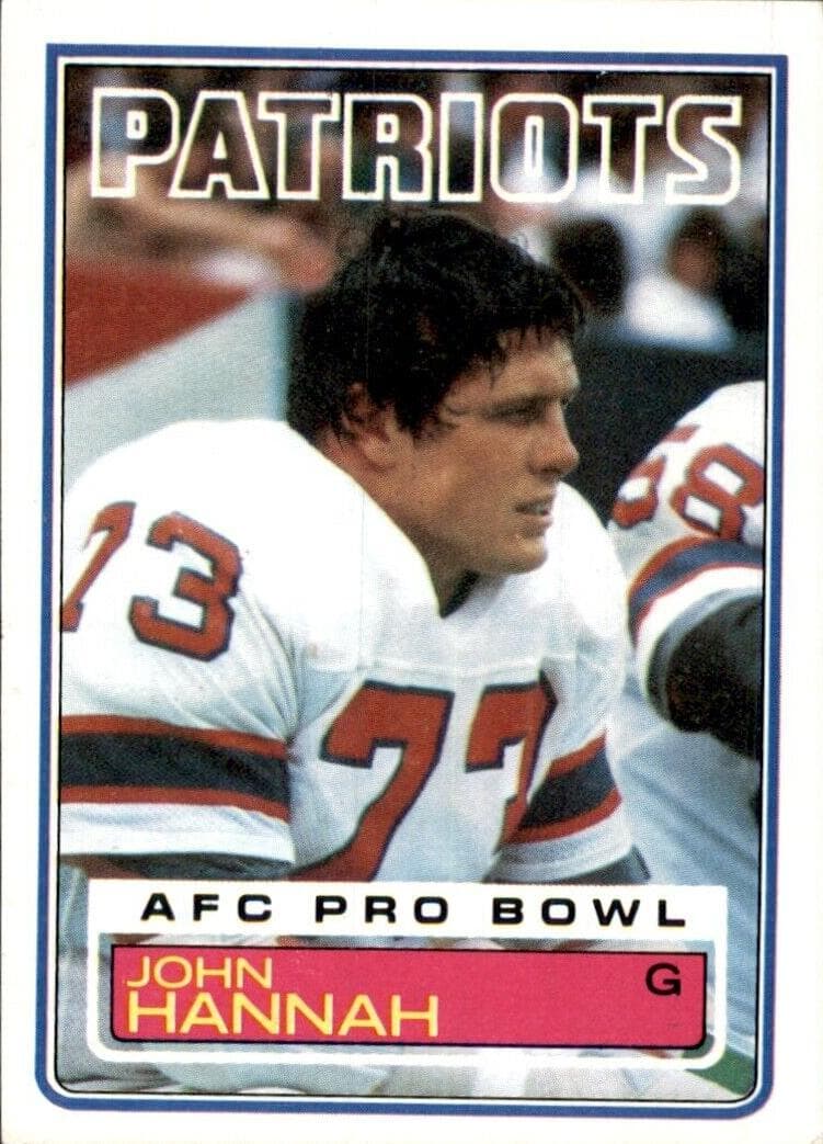 John Hannah 1983 topps Topps