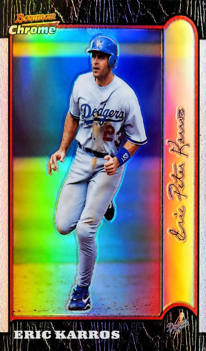 Eric Karros 1999 bowman Bowman Chrome