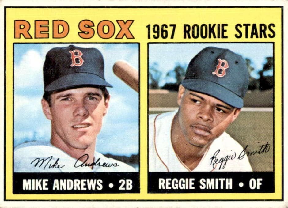 Red Sox 1967 Rookie Stars (Mike Andrews / Reggie Smith) 1967 topps Topps
