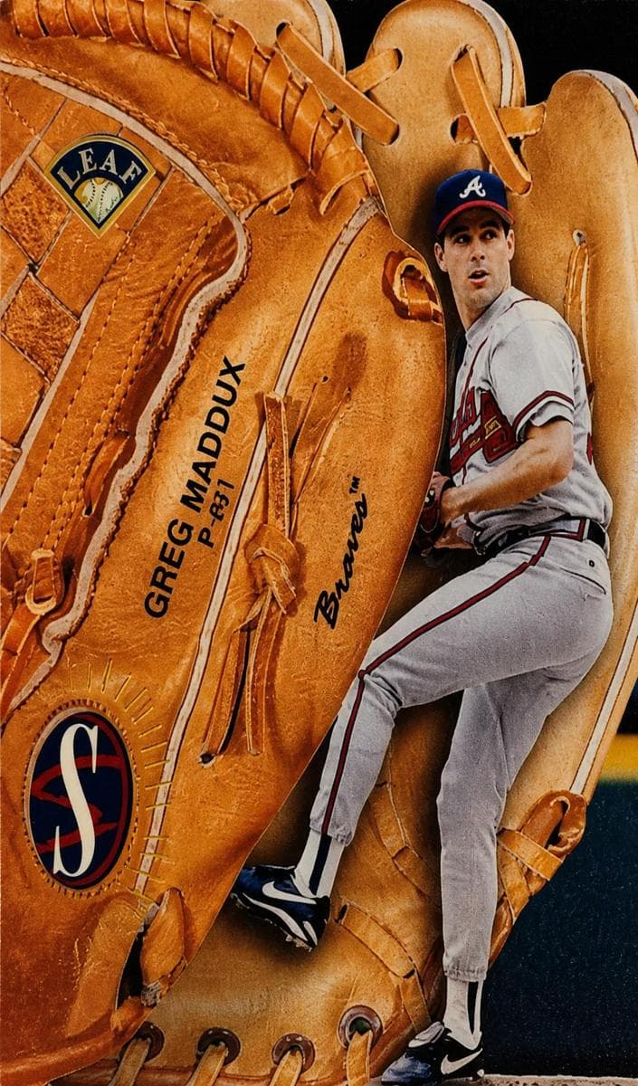 Greg Maddux 1997 leaf Leaf