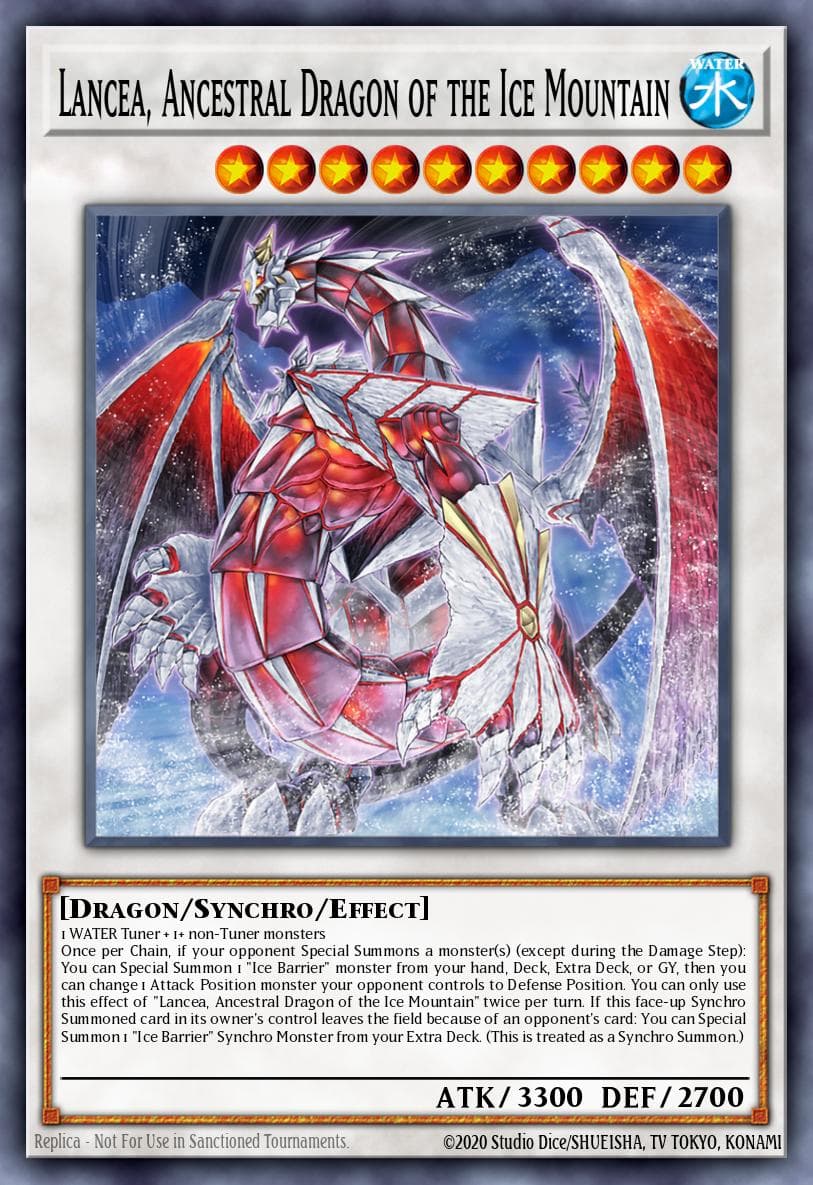 Lancea, Ancestral Dragon of the Ice Mountain #BLTR-EN005