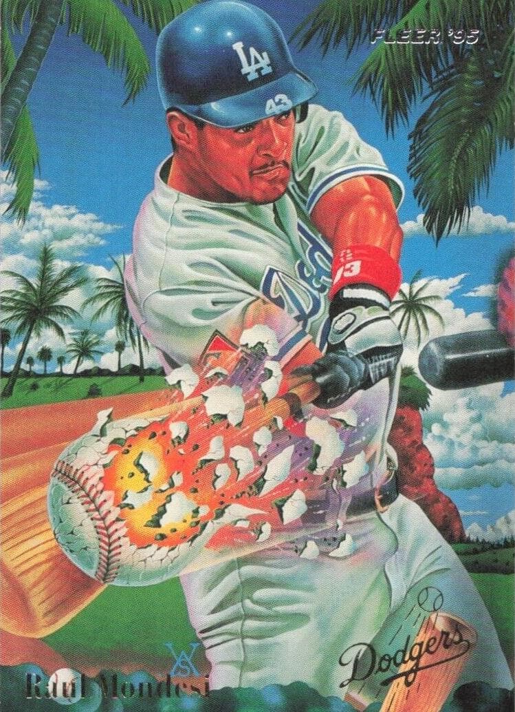 Raul Mondesi 1995 fleer Fleer