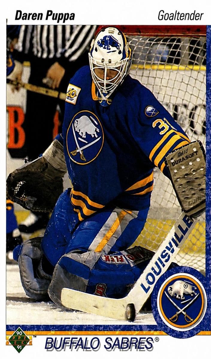 Daren Puppa trading card