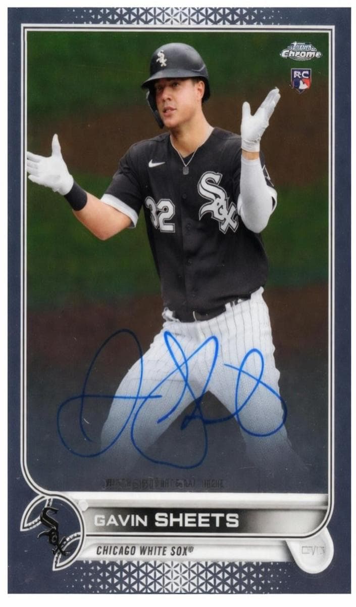 Gavin Sheets 2022 topps Topps Chrome