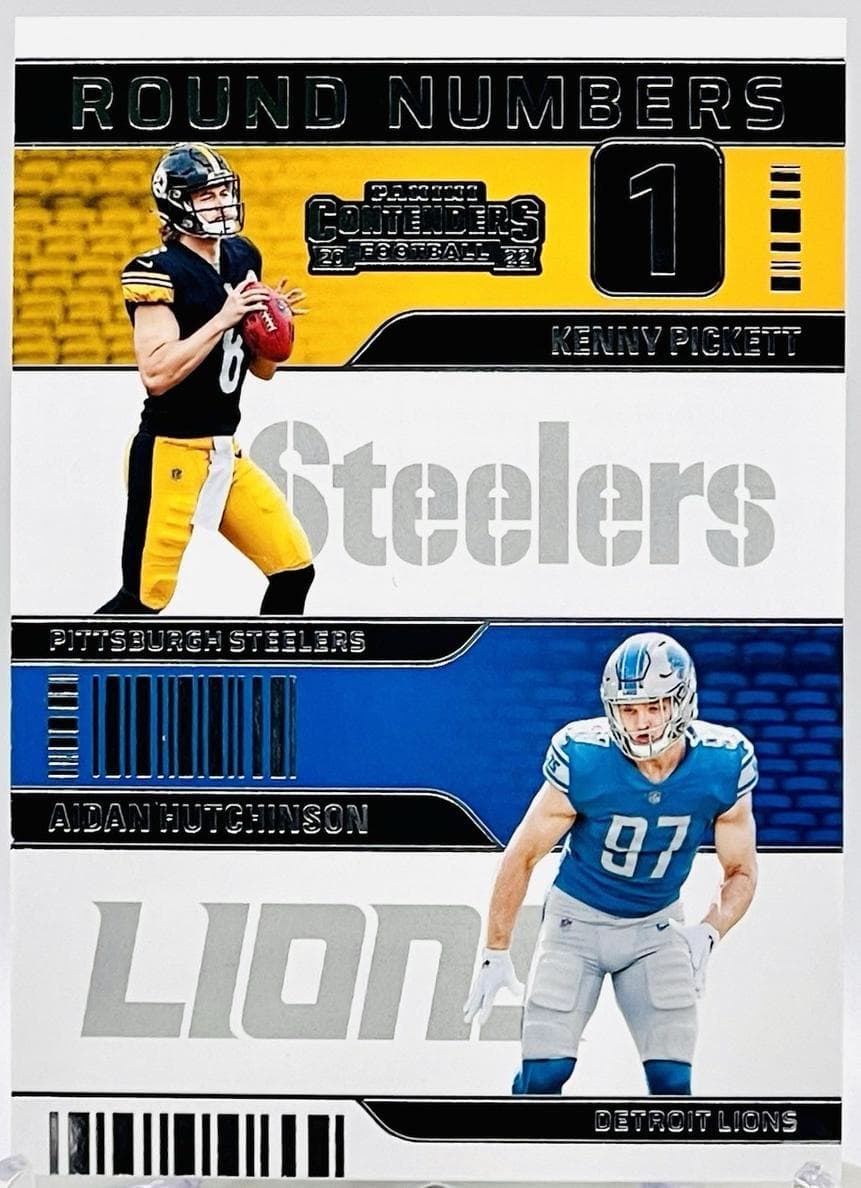 Kenny Pickett / Aidan Hutchinson 2022 panini Panini Contenders