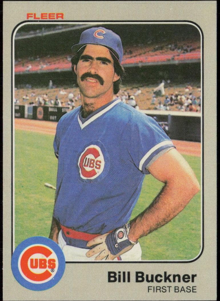 Bill Buckner trading card