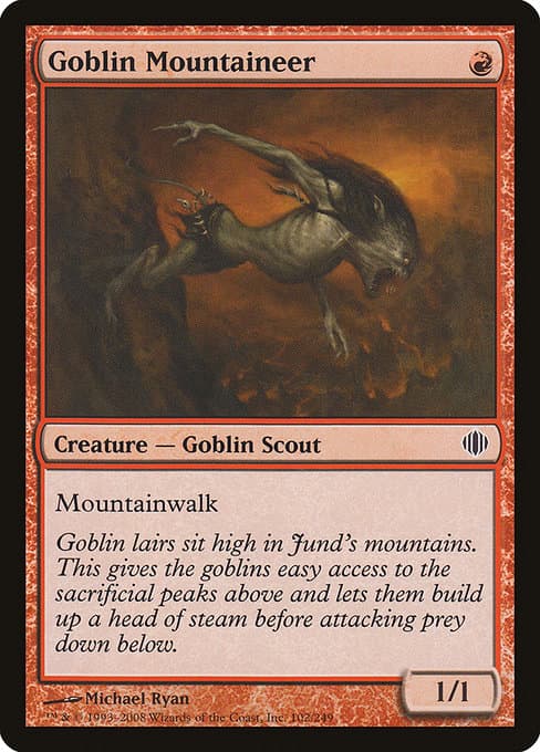 Goblin Mountaineer #102