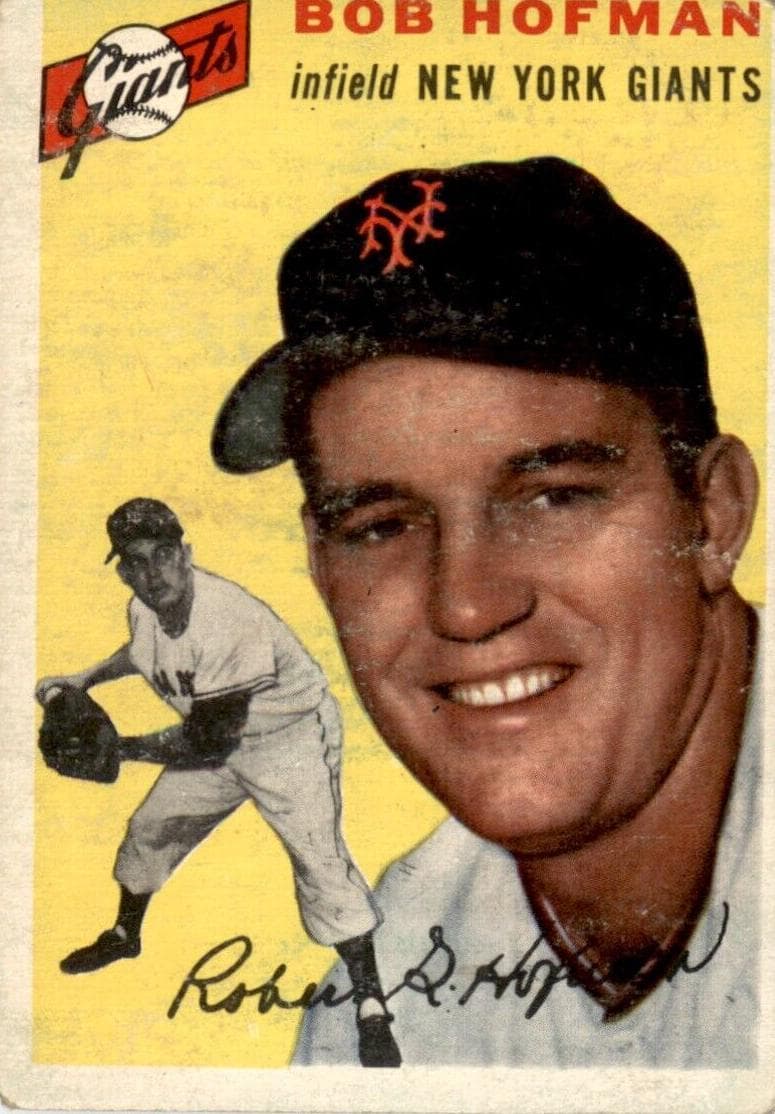 Bobby Hofman 1954 topps Topps