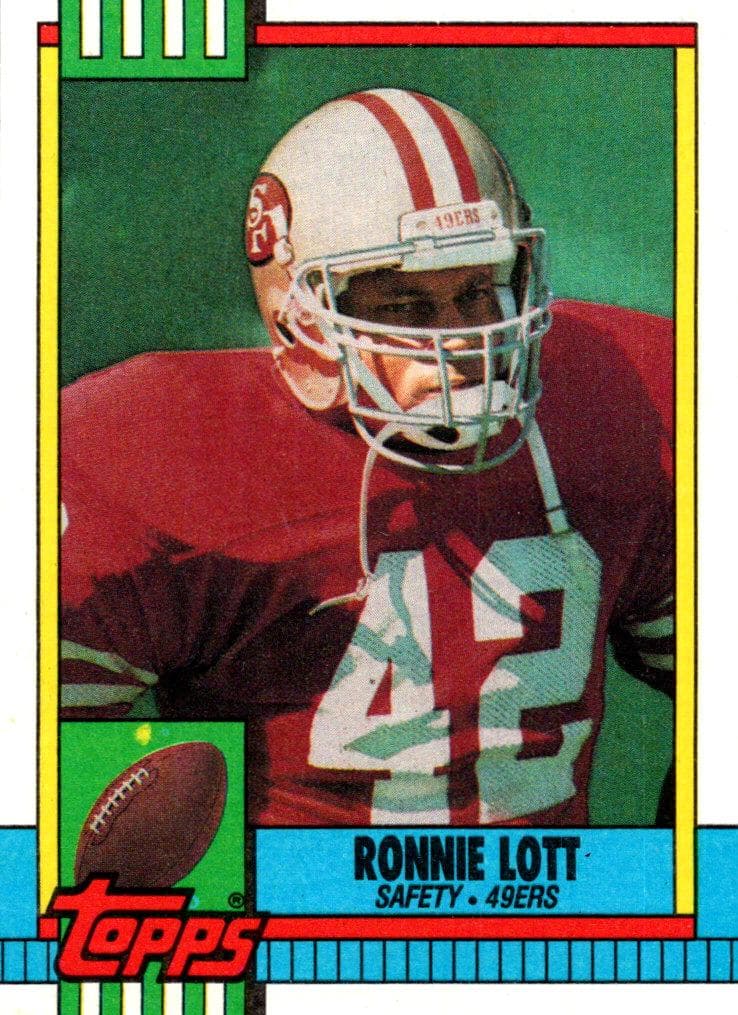 Ronnie Lott trading card