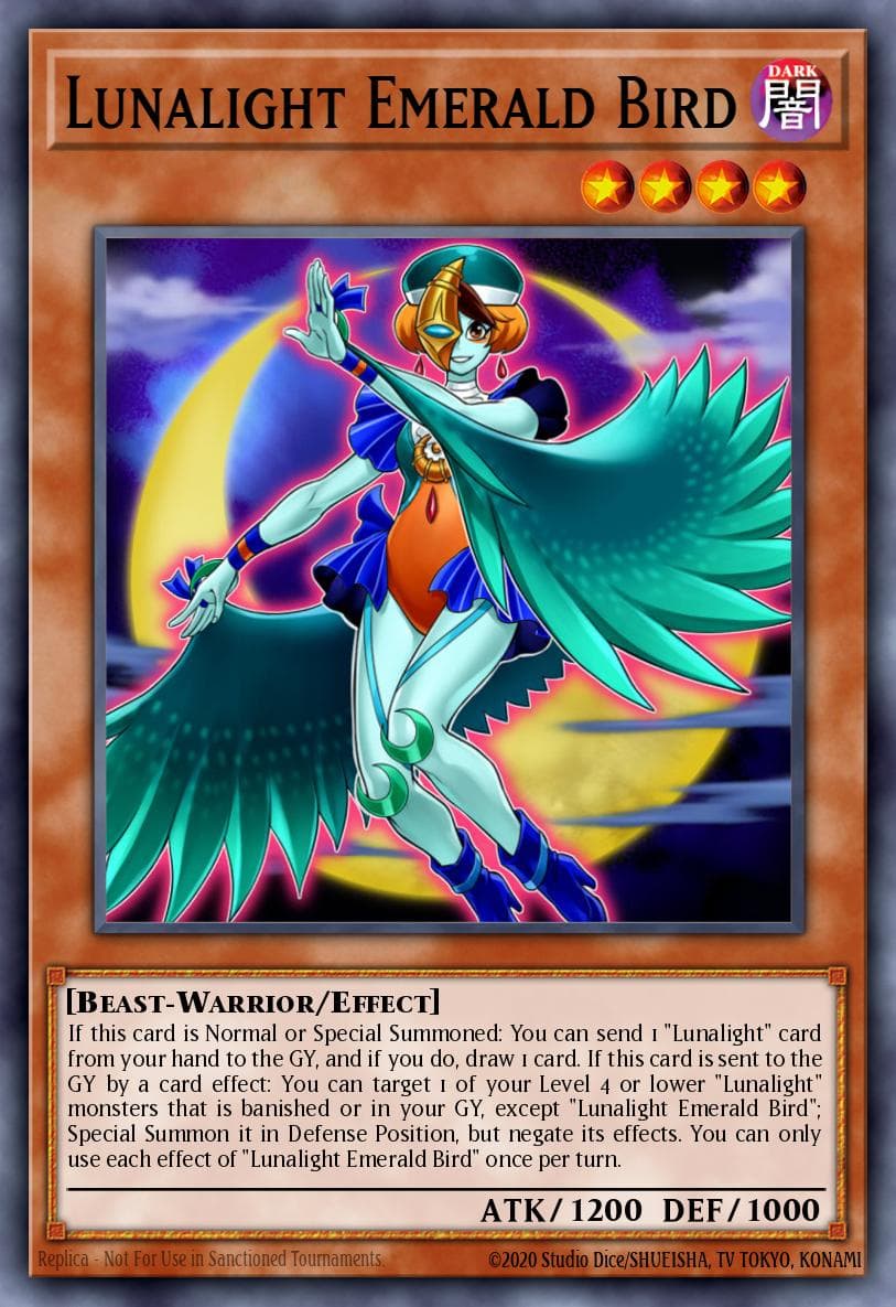 Lunalight Emerald Bird 2021 Yu-Gi-Oh! Legendary Duelists: Season 2