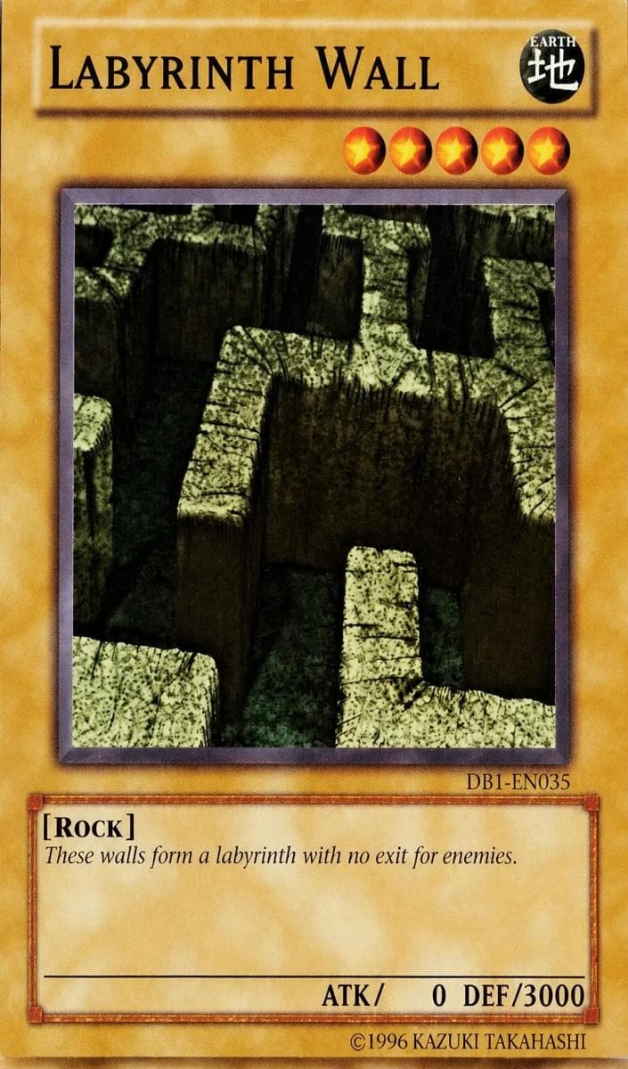 Labyrinth Wall 2004 Yu-Gi-Oh!