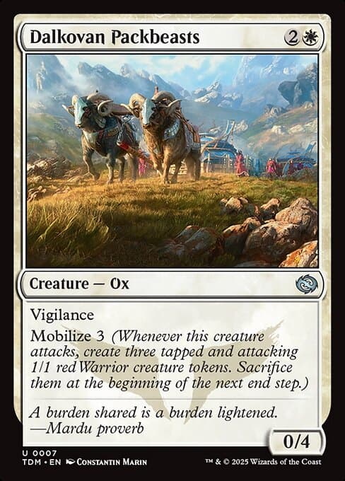 Dalkovan Packbeasts #7