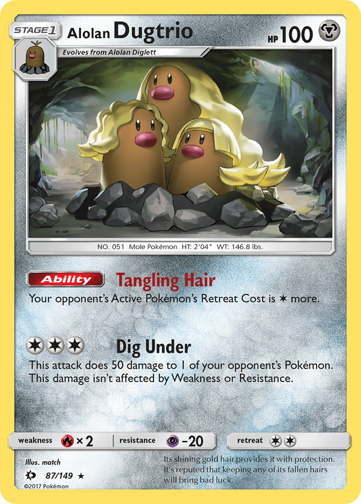 Alolan Dugtrio 2017 Pokemon