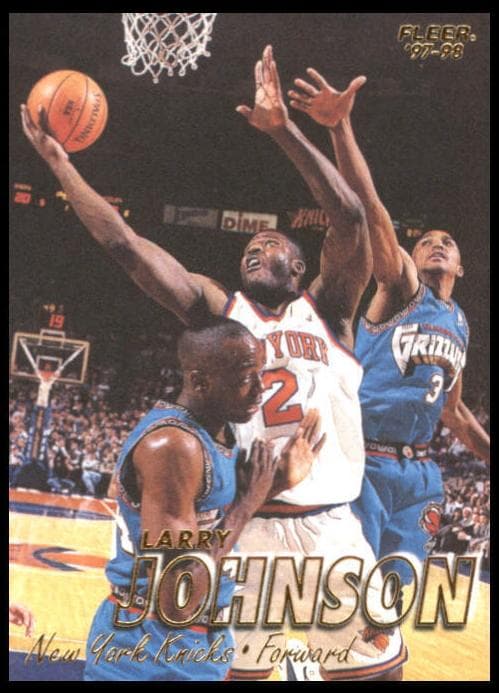 Larry Johnson 1997 fleer Fleer