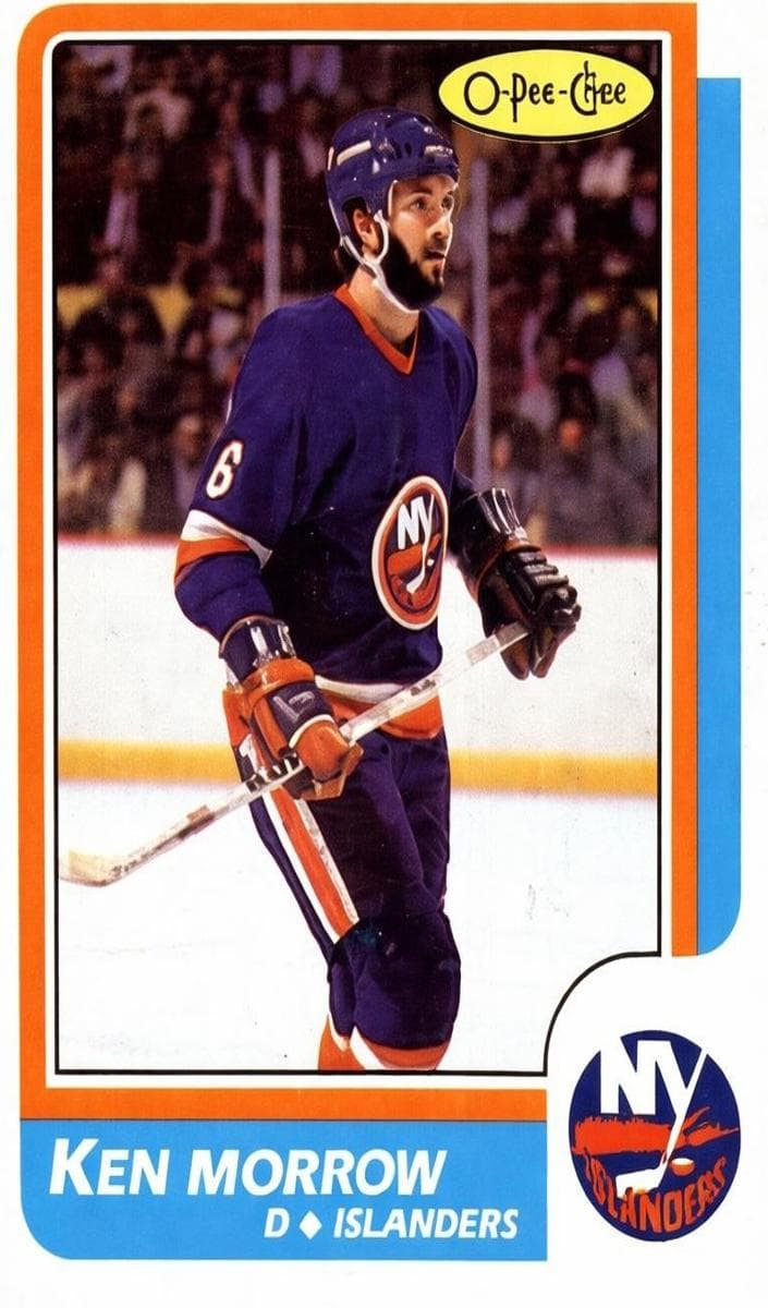 Ken Morrow 1986 topps O-Pee-Chee