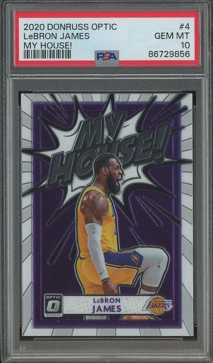 LeBron James 2020 panini Donruss Optic