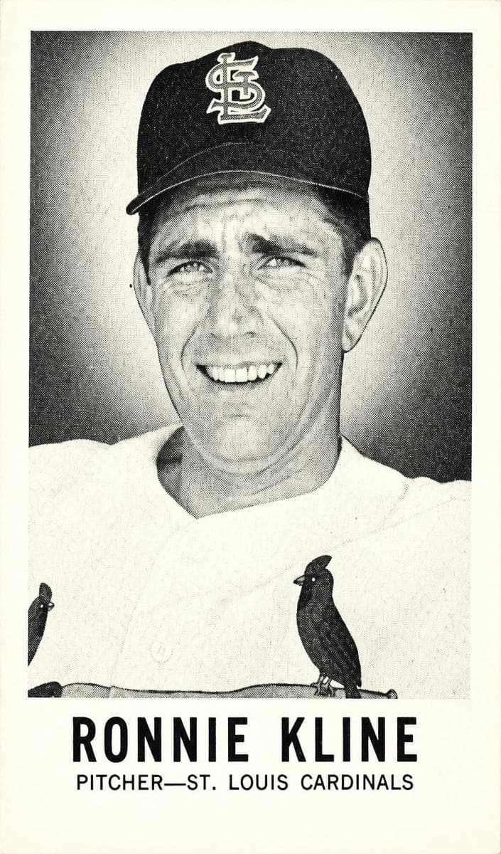 Ronnie Kline 1960 leaf Leaf Baseball