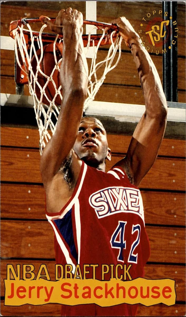 Jerry Stackhouse 1995 unknown Stadium Club