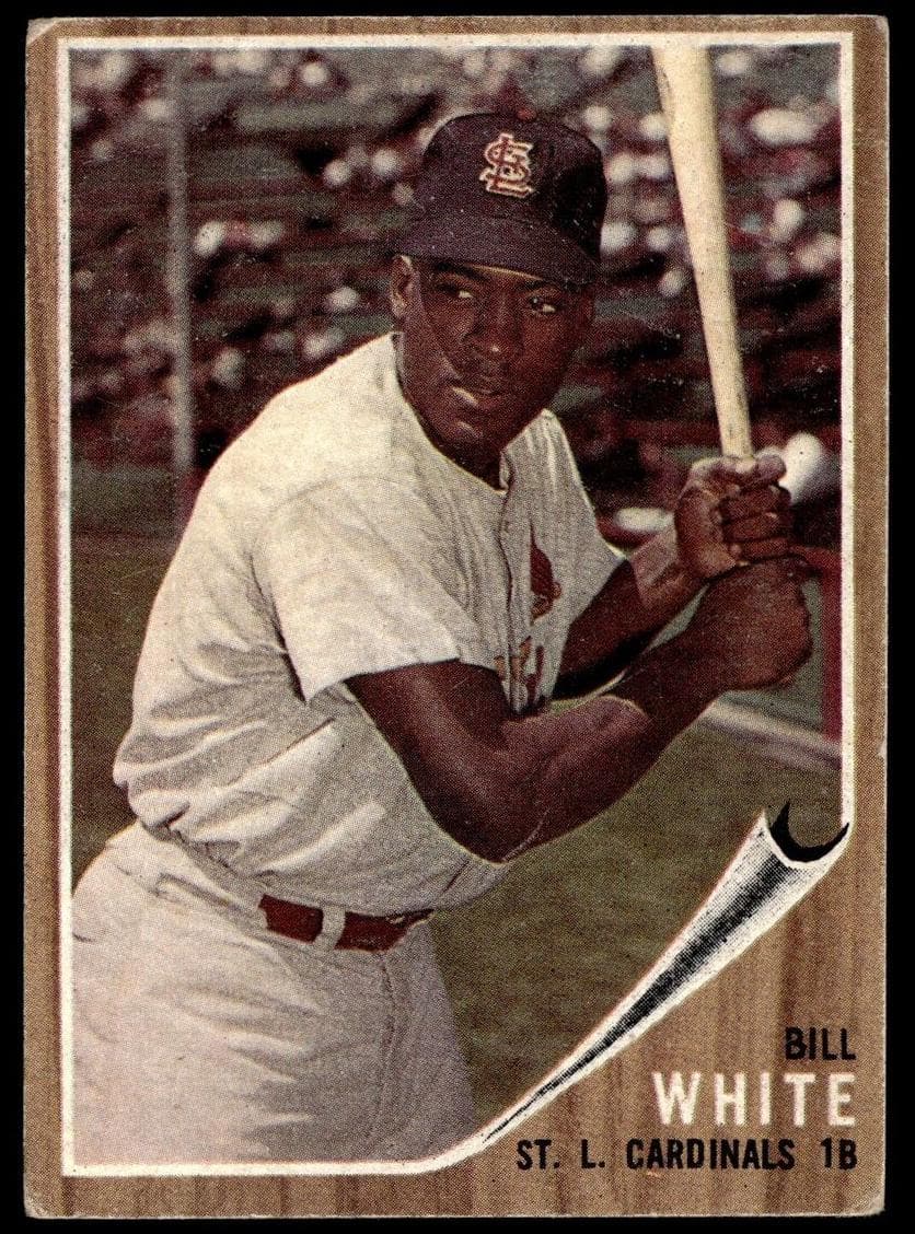 Bill White 1962 topps Topps