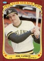 Jose Canseco 1986 fleer