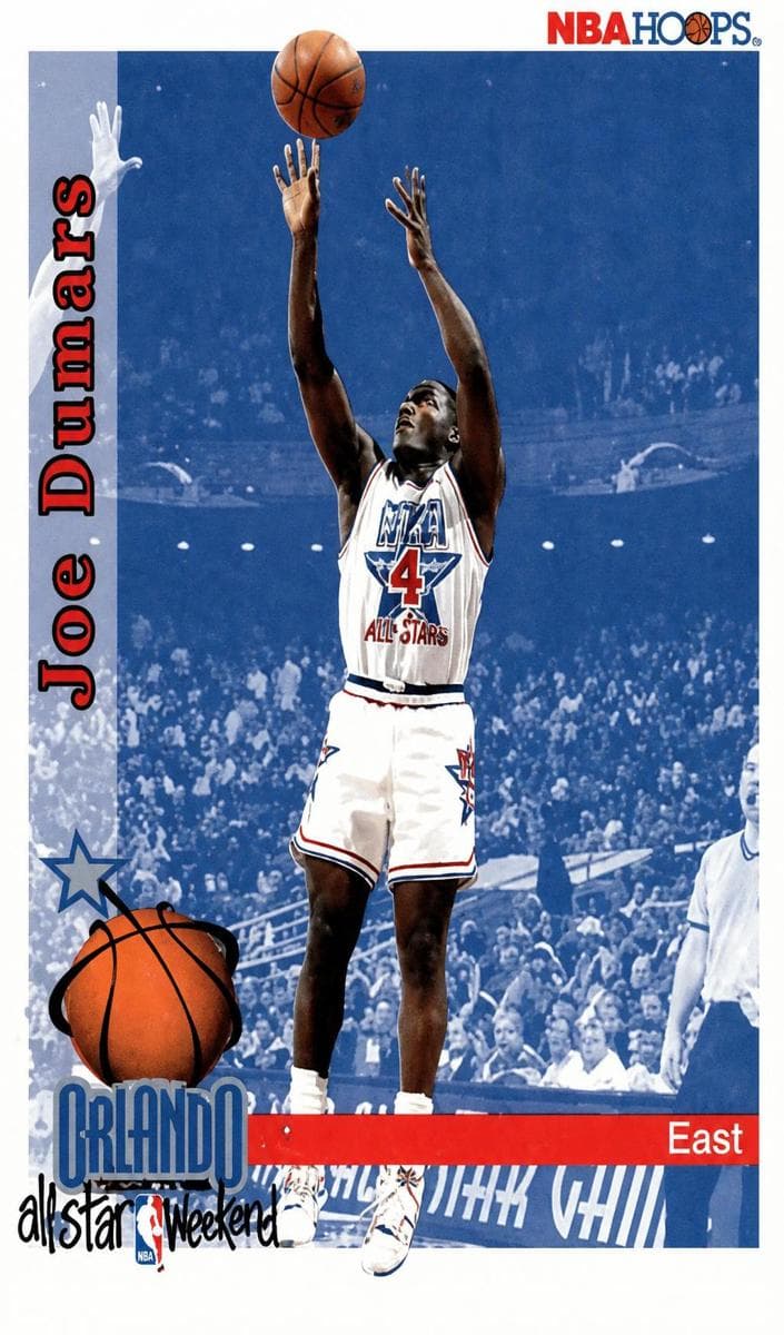 Joe Dumars 1992 panini Hoops