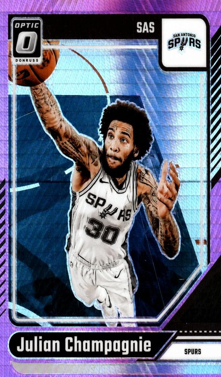 Julian Champagnie trading card