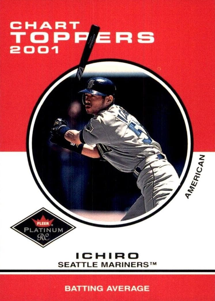 Ichiro 2001 fleer Fleer Platinum