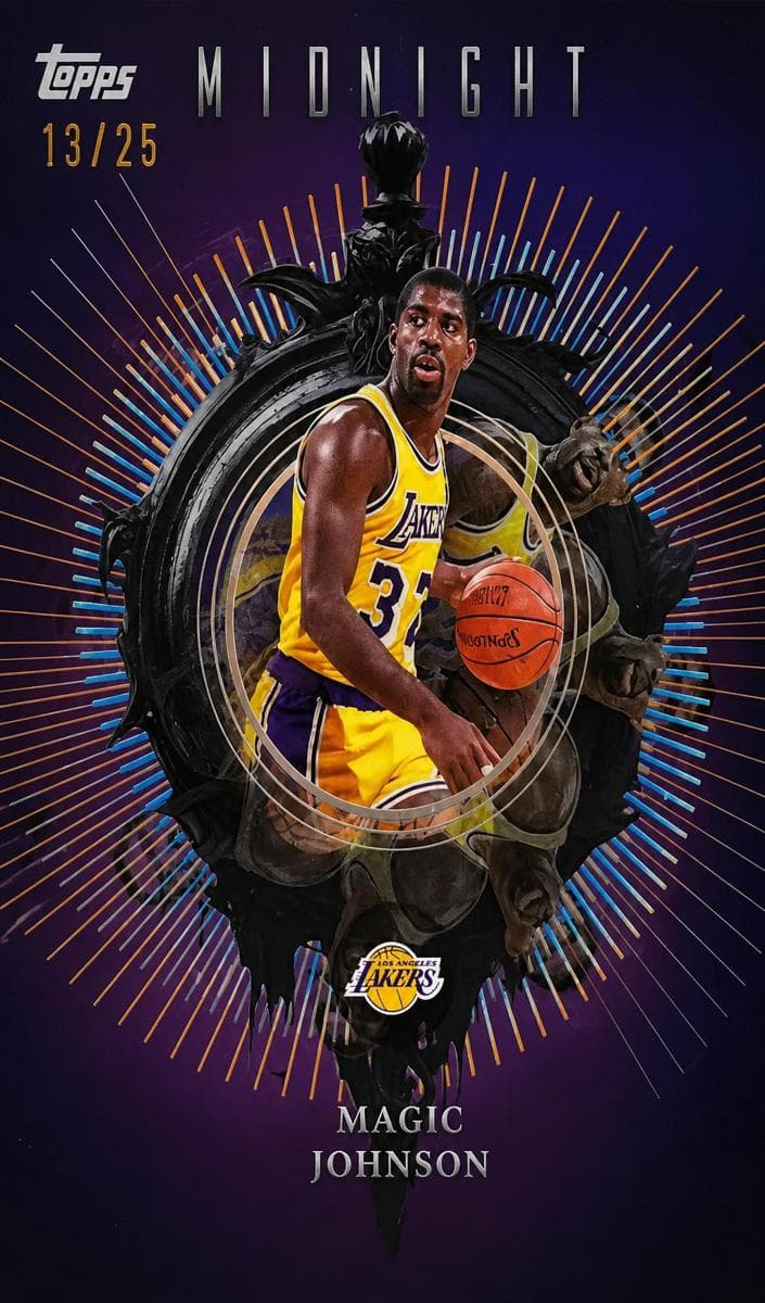 Magic Johnson 2025 topps Topps Midnight