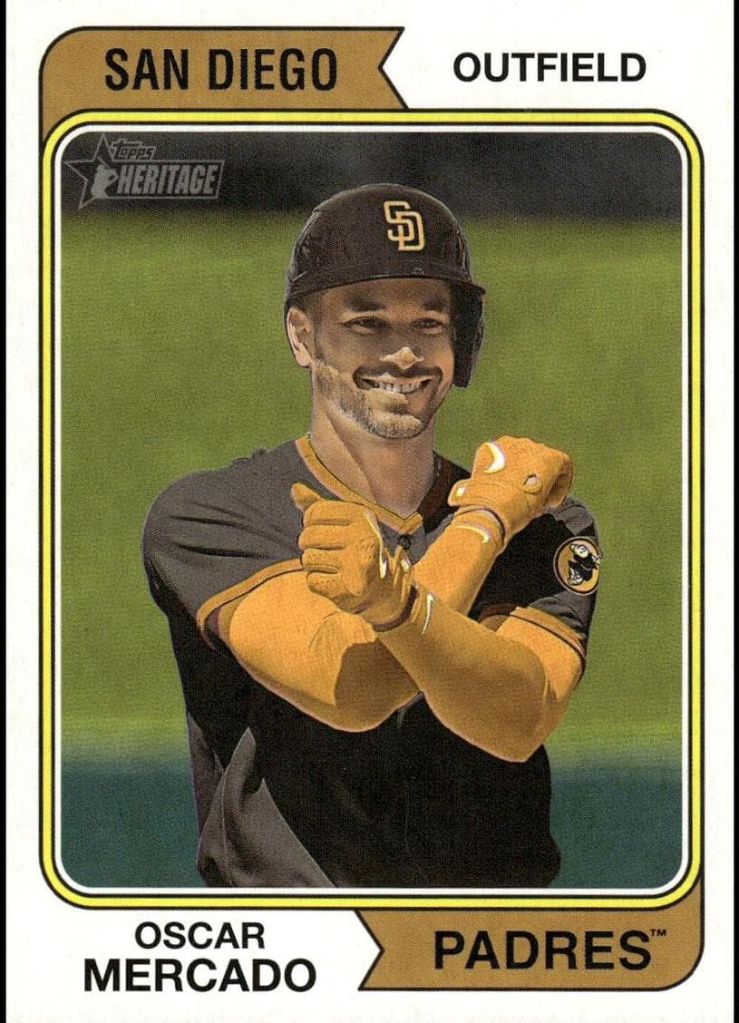 Oscar Mercado trading card