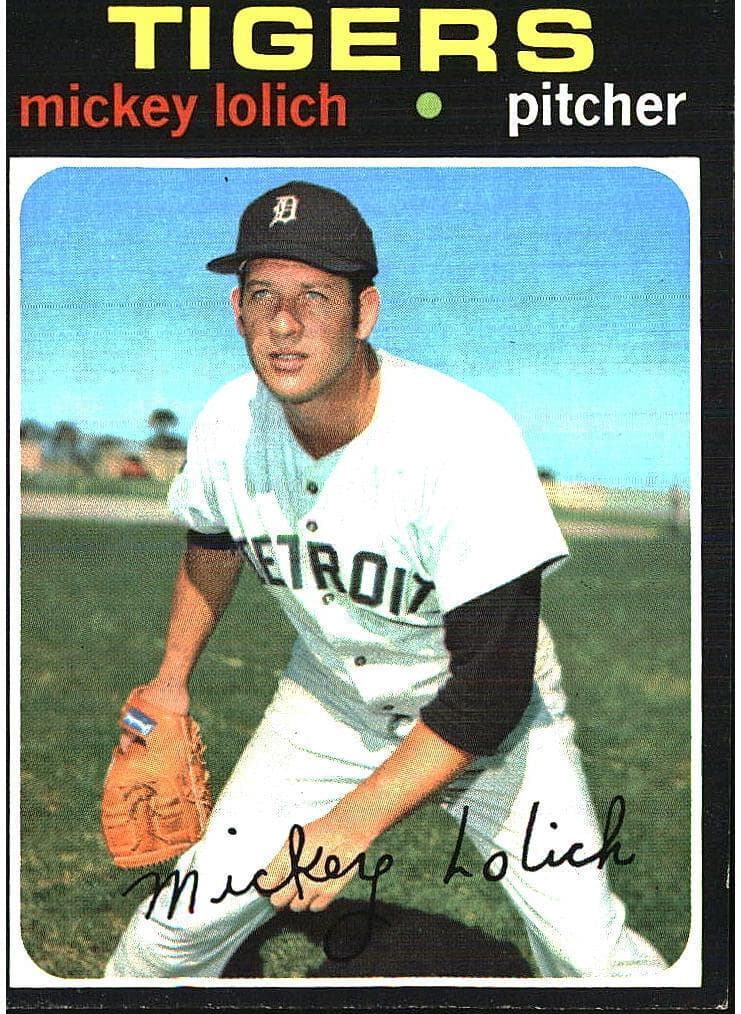 Mickey Lolich 1971 topps Topps