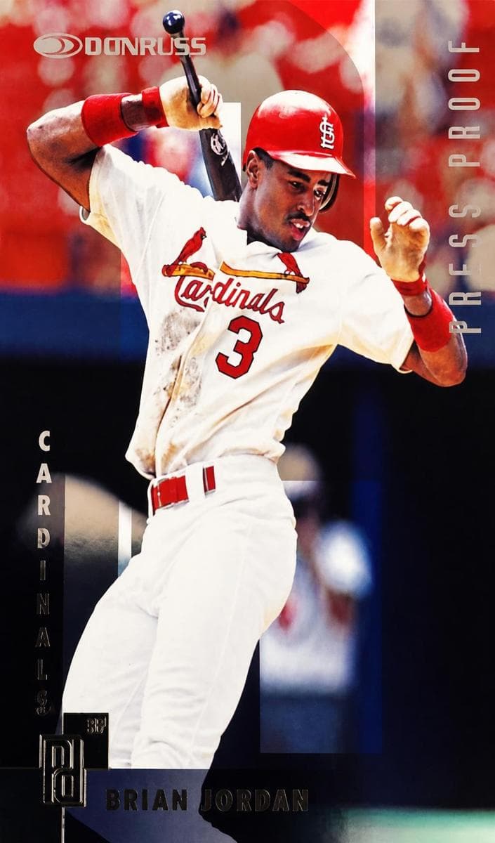 Brian Jordan 1997 panini Donruss